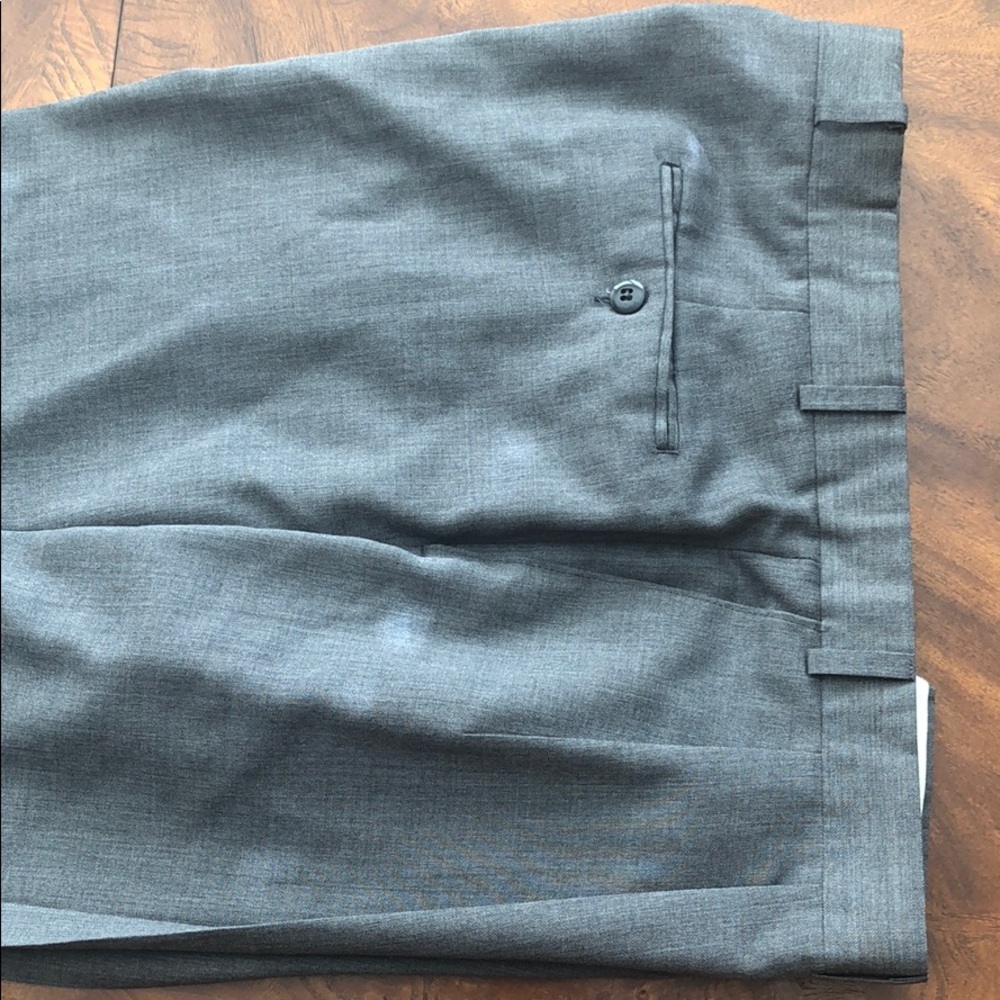 Chaps Men’s Trousers - Grey - 36/30 - Pleated